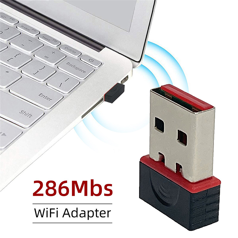 Gigabit Network Card - 2.4 Ghz Wireless Mini USB WiFi