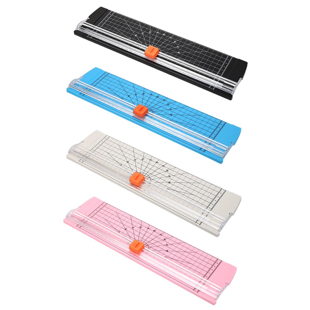 Paper Cutting Guillotine - เครื่องตัดกระดาษพลาสติกแบบพกพา 2 ชิ้น ขนาด A4 สำหรับงานศิลปะ