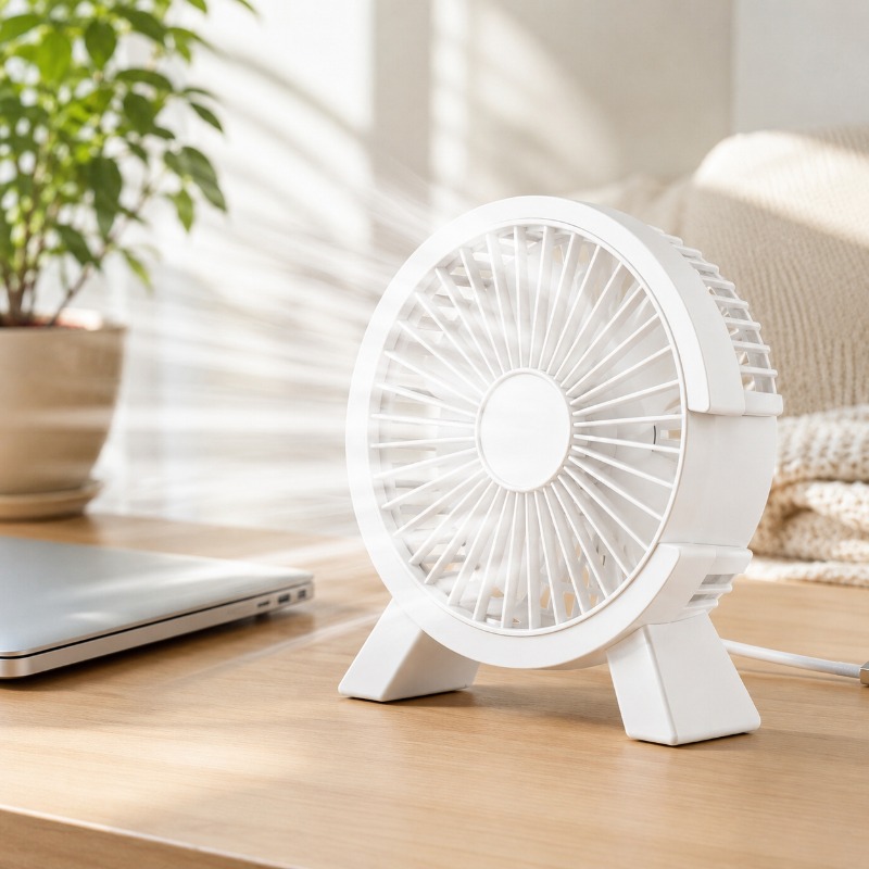Home Office Tech Gadgets - พัดลมตั้งโต๊ะแบบชาร์จไฟได้ขนาดเล็ก พัดลมพกพาขนาดเล็กสำหรับหอพักนักเรียน คอมพิวเตอร์ ฤดูร้อน แกดเจ็ต โฮมออฟฟิศ