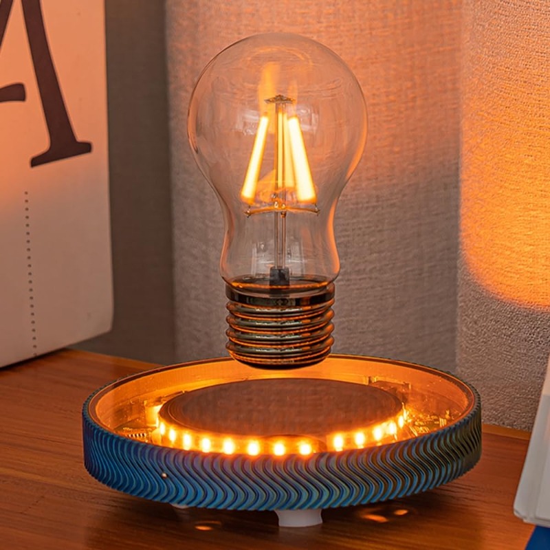 Office Tech Decor - หลอดไฟ LED ลอยได้ไร้สาย โคมไฟตั้งโต๊ะ ของขวัญสุดพิเศษสำหรับเด็กชาย เด็กหญิง
