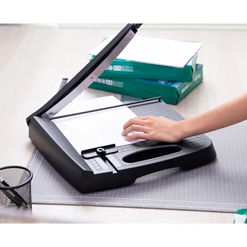Paper Cutting Guillotine - อัพเกรดใหม่ 220V Guillotine เครื่องตัดฐานเหล็กเครื่องตัดกระดาษ A3 Photo