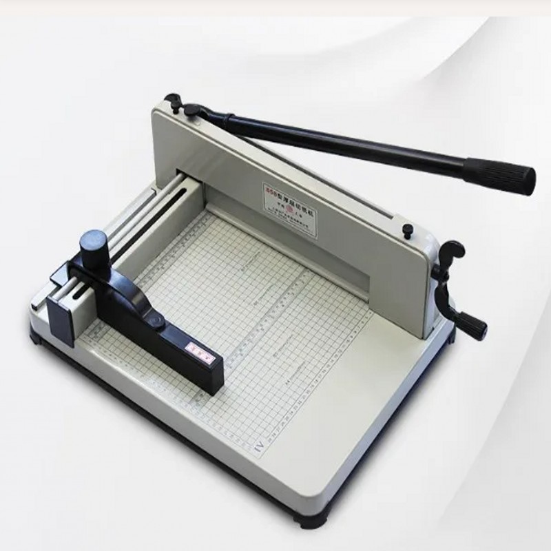 Paper Cutting Guillotine - เครื่องตัดกระดาษแบบแมนนวลขนาด A4 สําหรับงานหนัก - กิโยตินแบบกองได้พร้อมความสามารถในการตัดความหนา 40