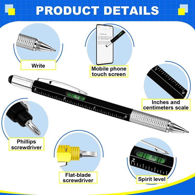 8 ชิ้น 6 in 1 Multitool ปากกาไ - Office Tech Products บทวิจารณ์และราคา