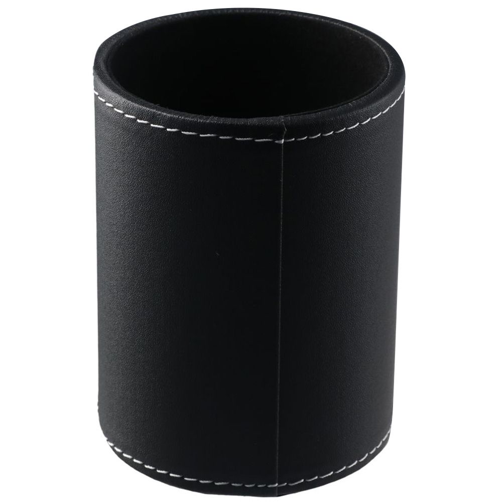 ที่ใส่ปากกาทรงกลมหนังสีดำอเนกป - Home Office Tech Gadgets บทวิจารณ์และราคา