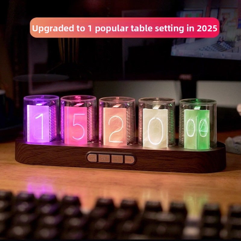 นาฬิกาตั้งโต๊ะ RGB สำหรับเกมเม - Office Tech Decor บทวิจารณ์และราคา