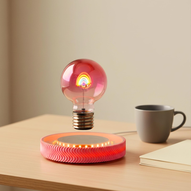 หลอดไฟ LED ลอยได้ไร้สาย โคมไฟต - Office Tech Decor บทวิจารณ์และราคา