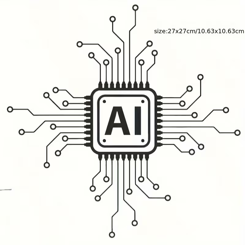 สติ๊กเกอร์ติดผนังไวนิลลายวงจรเ - Tech Office Wall Decor บทวิจารณ์และราคา