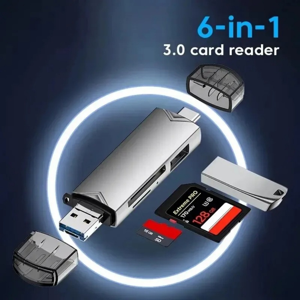 เครื่องอ่านการ์ด USB 3.0 OTG 6 - Smart Card Reader บทวิจารณ์และราคา