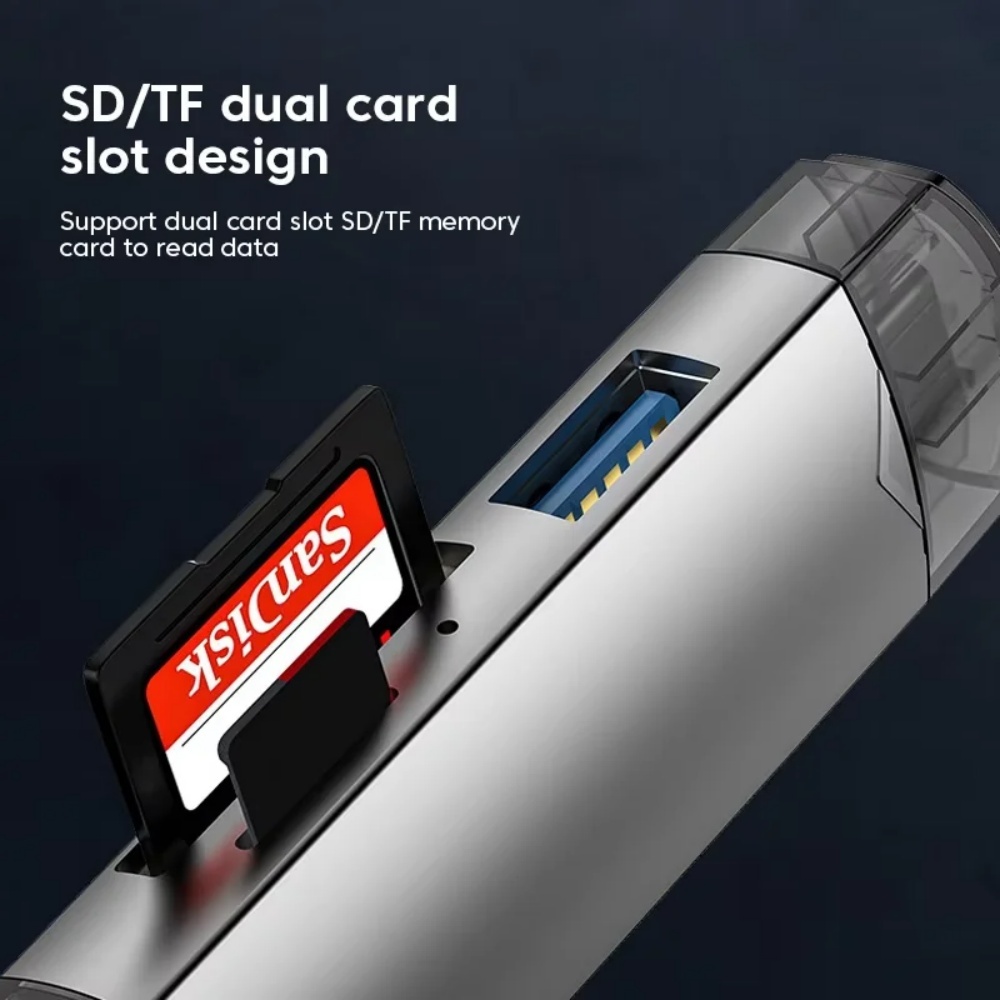เครื่องอ่านการ์ด USB 3.0 OTG 6 - Smart Card Reader บทวิจารณ์และราคา