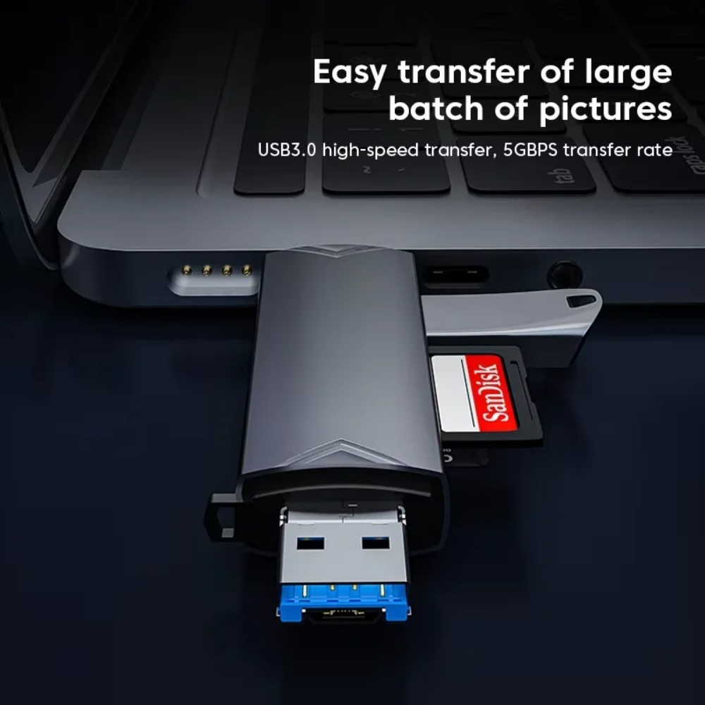 เครื่องอ่านการ์ด USB 3.0 OTG 6 - Smart Card Reader บทวิจารณ์และราคา