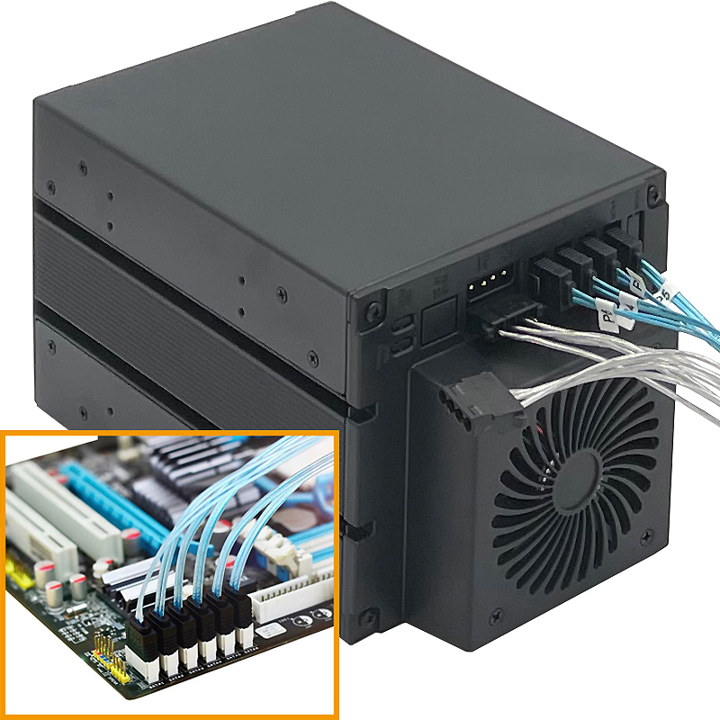 4-Bay Hot Swap ฮาร์ดดิสก์โมดูล - Server Rack Shelf บทวิจารณ์และราคา