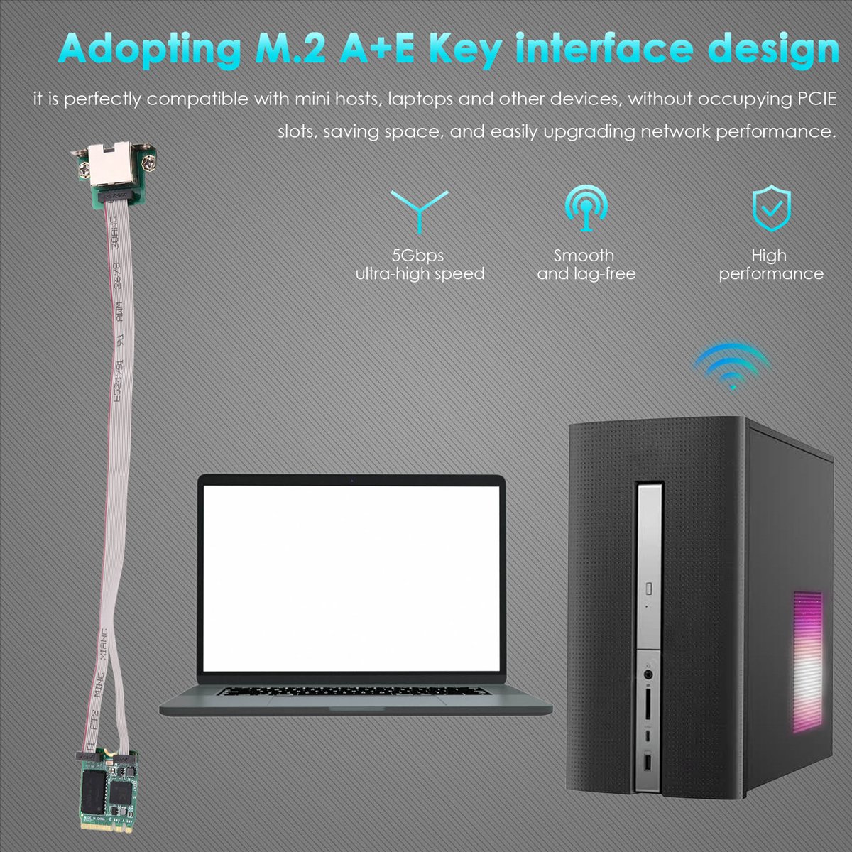 A99X M.2 A+E KEY การ์ดเครือข่า - Gigabit Network Card บทวิจารณ์และราคา