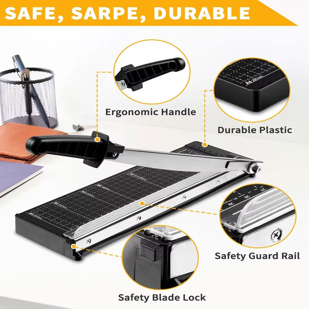 เครื่องตัดกระดาษ A4 แบบแม่นยำ  - Paper Cutting Guillotine บทวิจารณ์และราคา