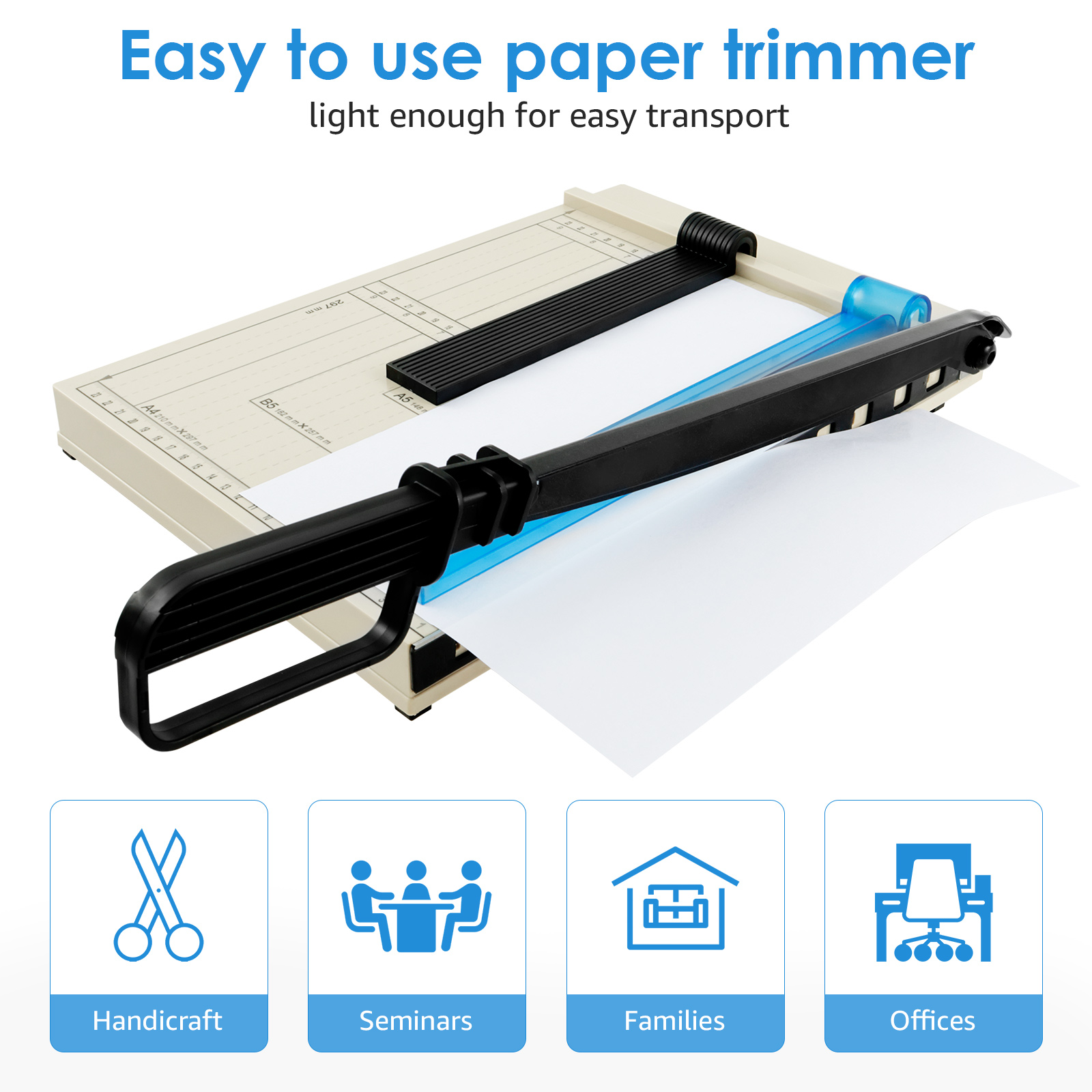 เครื่องตัดกระดาษกิโยตินพร้อมตั - Paper Cutting Guillotine บทวิจารณ์และราคา