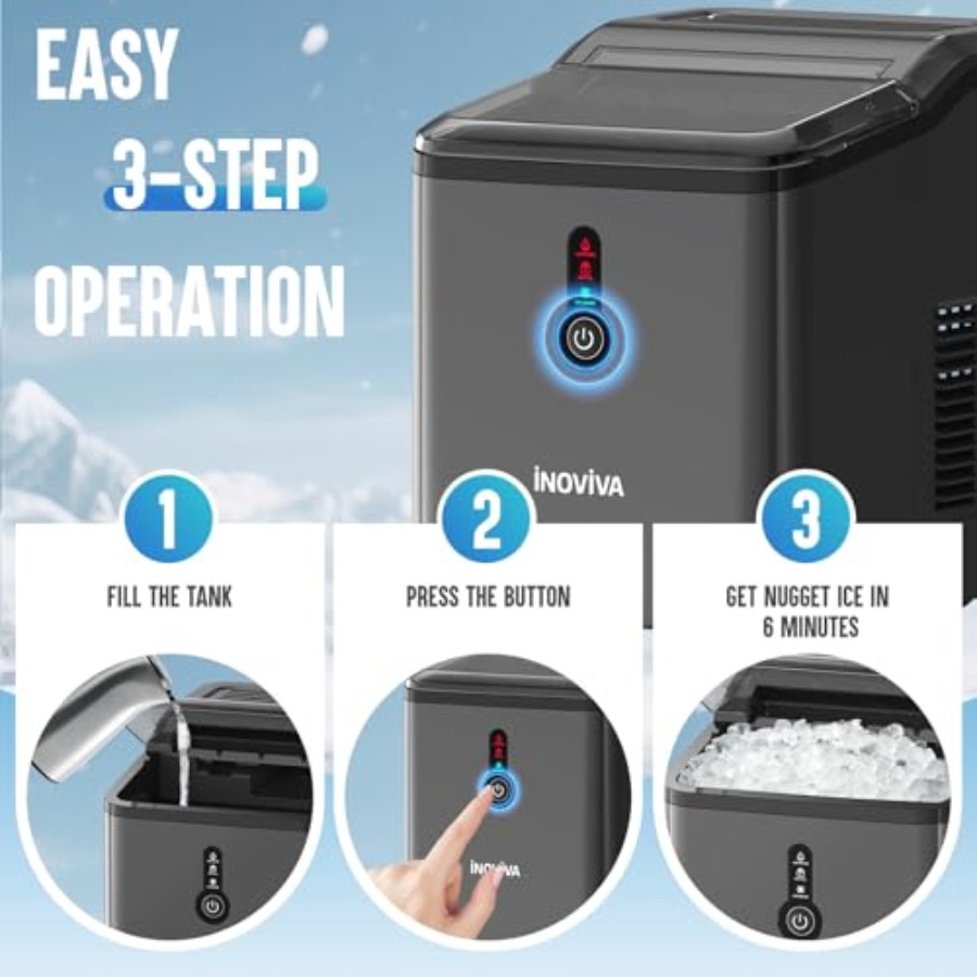 เครื่องทำน้ำแข็งก้อนสำหรับวางบ - Office Tech Products บทวิจารณ์และราคา